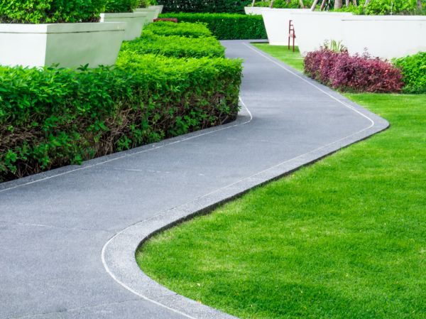 Walkway Curb Installation in La Quinta