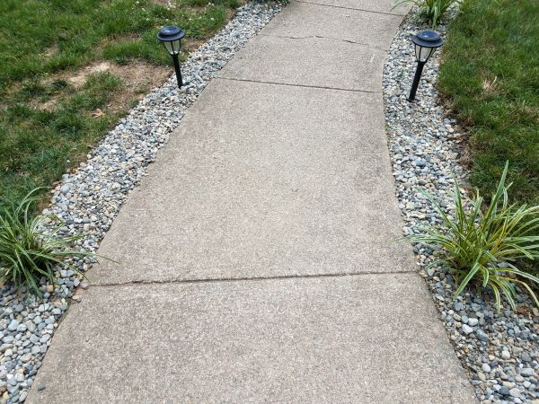 Cement Path Construction in La Quinta