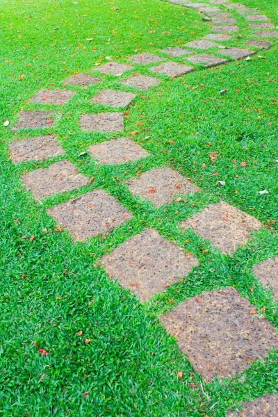 Backyard Pathway Construction in La Quinta
