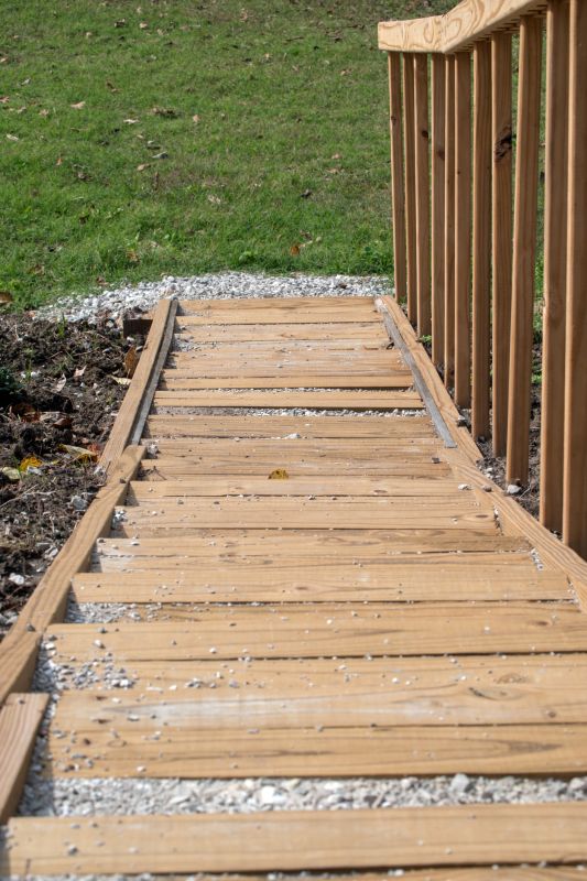Backyard Pathway Construction